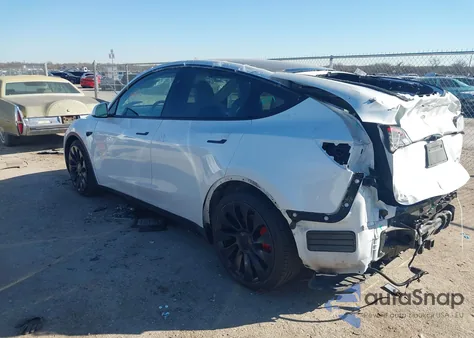 2023 Tesla Model Y Performance Dual Motor All-Wheel Drive из США, поврежденный, VIN 7SAYGDEF1PF864976